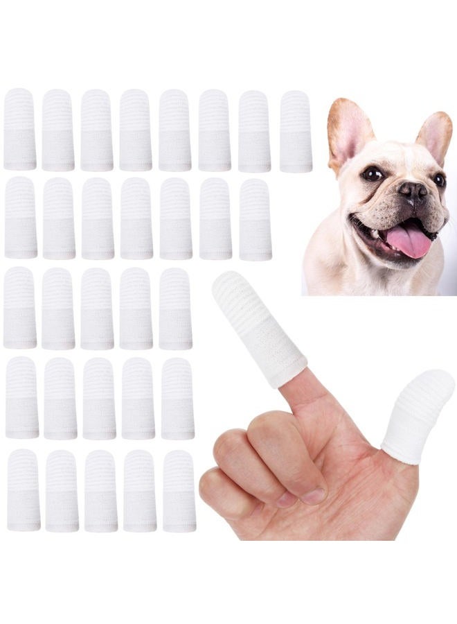 PenVinoo 30 PCS Dog & Cat Toothbrush - Washable, Comfortable & Durable 2 Finger Toothbrush Set - Image 1