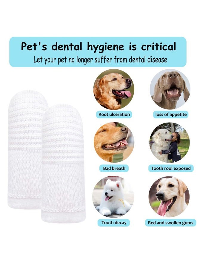 PenVinoo 30 PCS Dog & Cat Toothbrush - Washable, Comfortable & Durable 2 Finger Toothbrush Set - Image 2