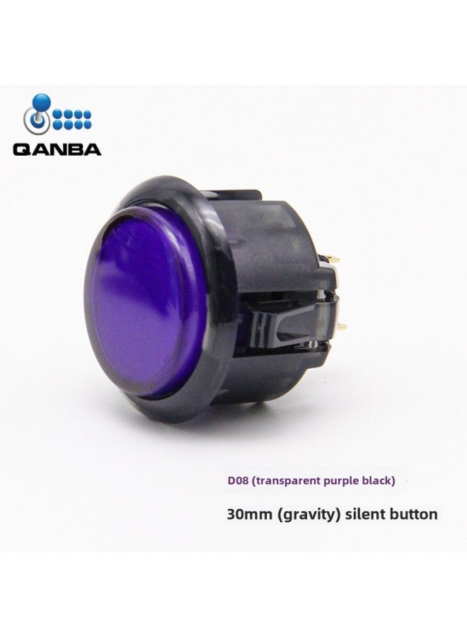 Qanba Gravity Ks Rapid Silent Street Fighter Arcade Button 30/24mm Mechanical Axis Quick Fire Digital Computer Game Joystick-Product Color:D08  30mm  - Image 1