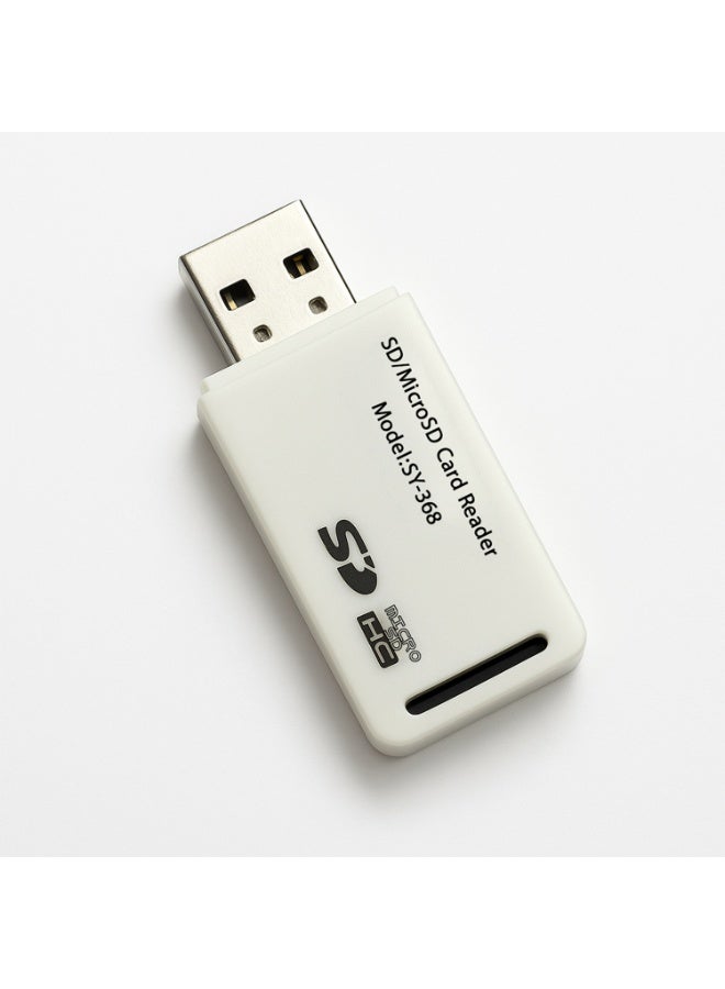 sy Memory Card Reader Model TF/SD2-1: Versatile memory card reader compatible with TF and SD card formats, offering convenience for transferring files.  - Image 1