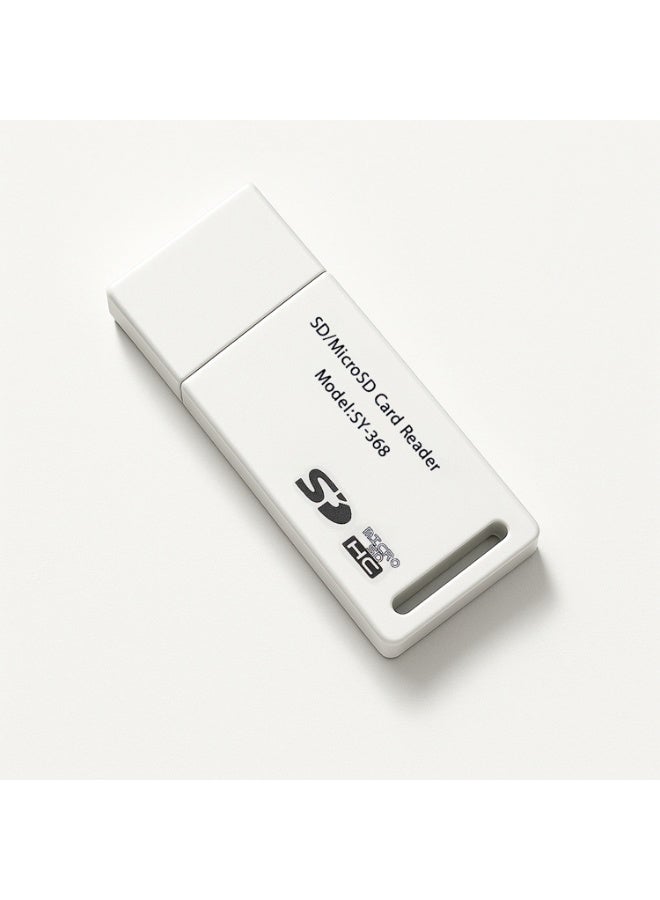 sy Memory Card Reader Model TF/SD2-1: Versatile memory card reader compatible with TF and SD card formats, offering convenience for transferring files.  - Image 3
