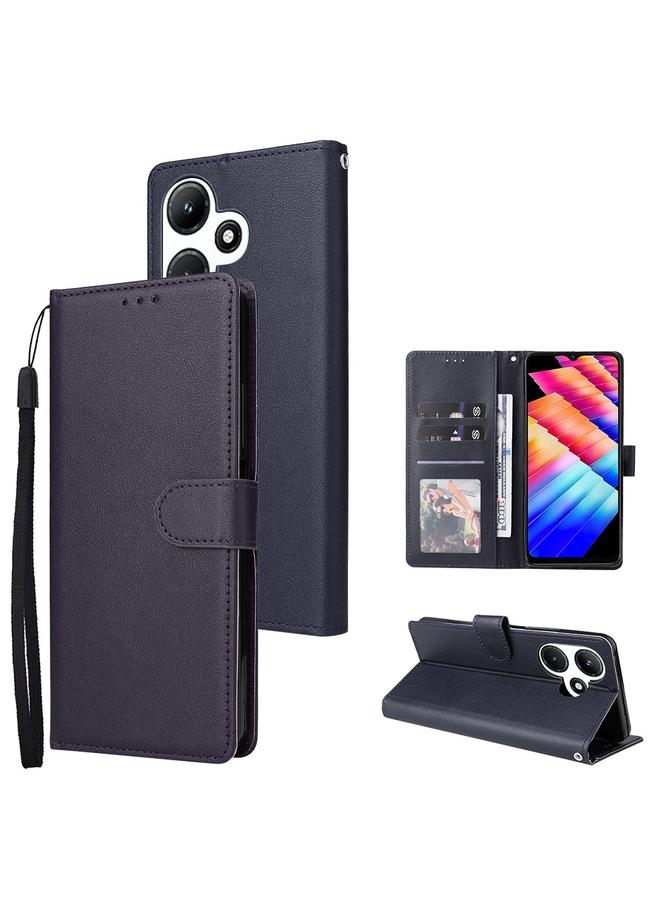 S-TOP Case For Infinix Hot 30i 3 Card Slots Multifunctional Leather Phone Case - Image 1
