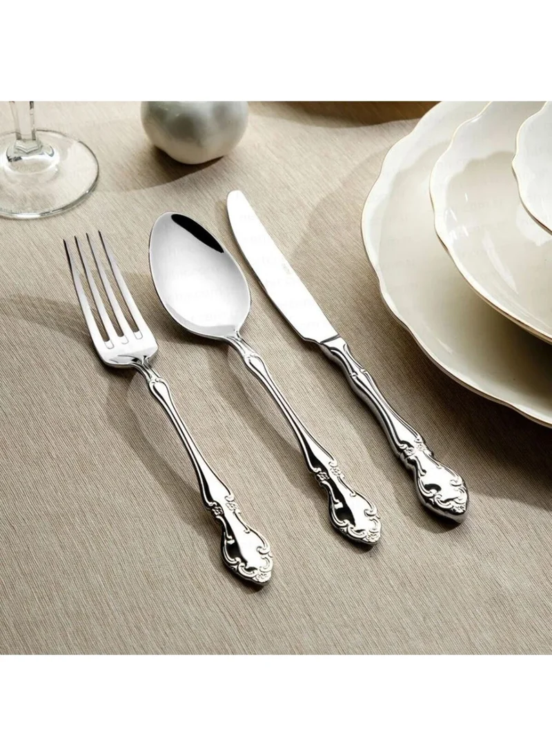Nehir Adriana Plain 12 Person 72 Piece Cutlery Set