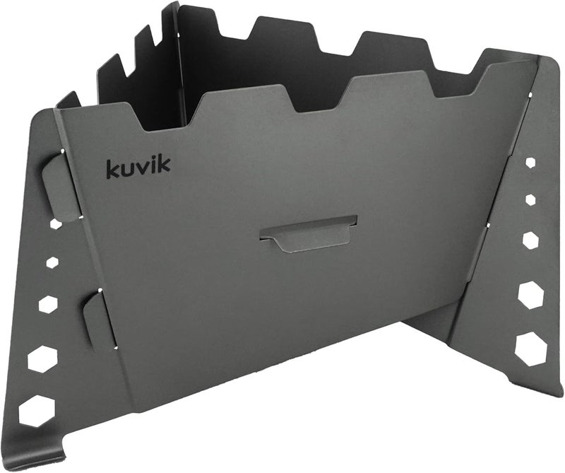 Kuvik Titanium Solid Fuel Stove - Ultralight and Compact Stove for Backpacking, Camping, and Survival - Image 1