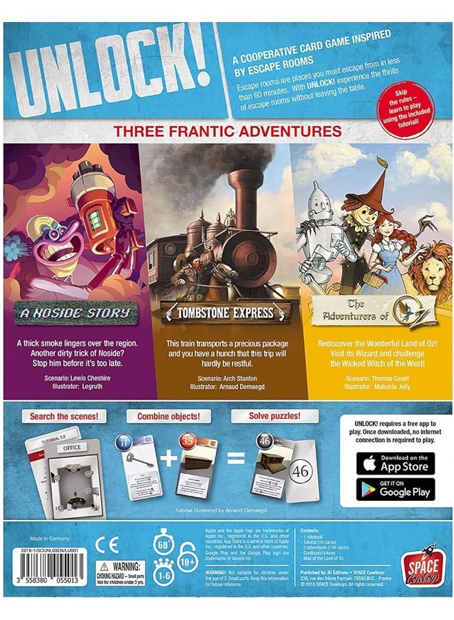 Asmodee Space Cowboys Unlock! 3 - Secret Adventures - Image 4