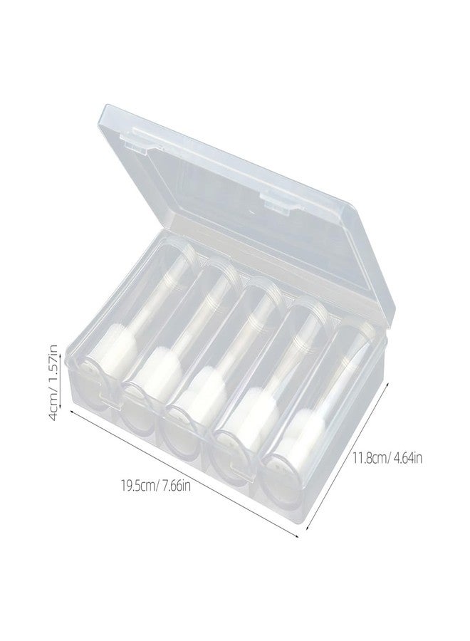 CAXUSD Coin Roll Storage Box Quarter Container Tube Holder with 5 Clear Plastic Storage Tubes Coin Organizer Box for Collecting Sorting Displaying and Protecting Coins - Image 2