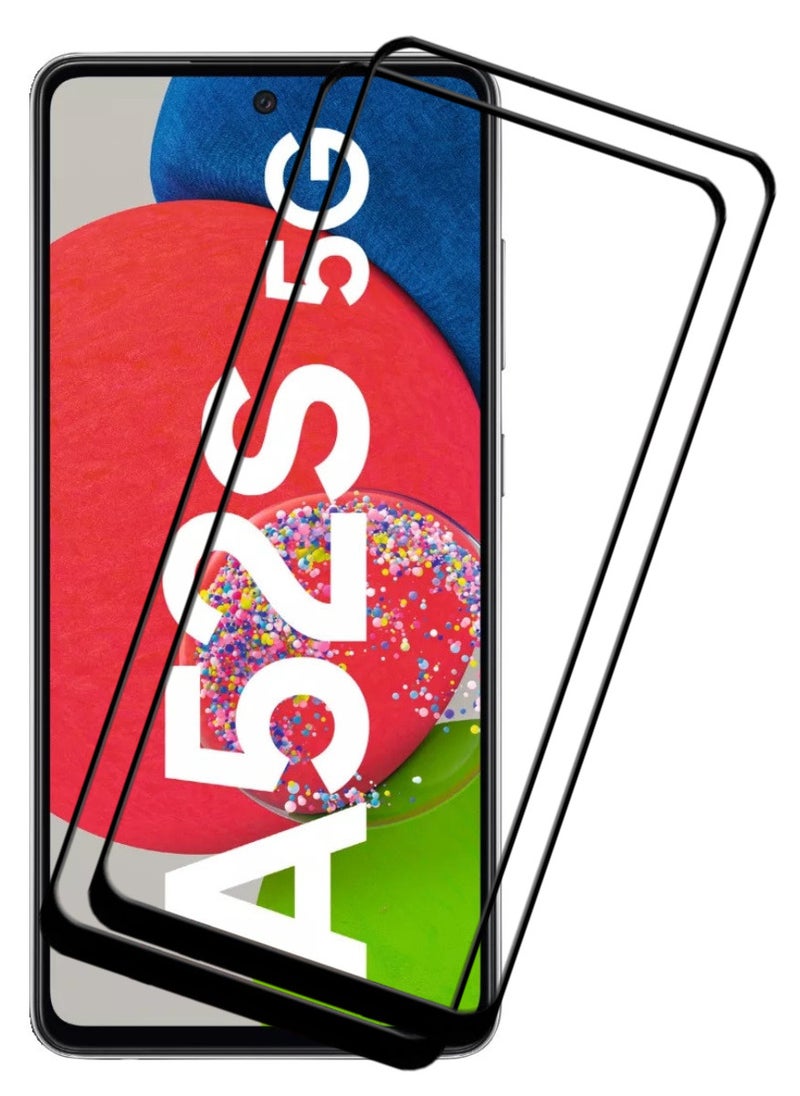 ACLIX 2 Pieces Antistatic ESD Dustproof Premium Quality High Definition Tempered Glass Screen Protector Designed For Samsung Galaxy A52s 5G - Image 1