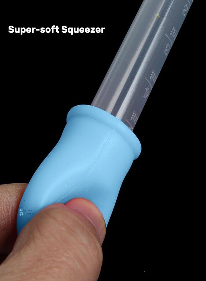 Rachna's Food-Grade Safe Squeeze Baby Food Feeder Medicine Dropper - 8029 - Blue - 5ML | Free Travel Case - Image 4