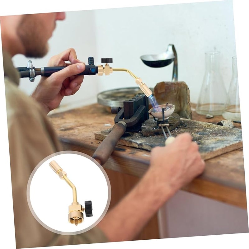 Professional Brass Propane Torch for Welding Culinary Use Portable Gas Torch - Image 2