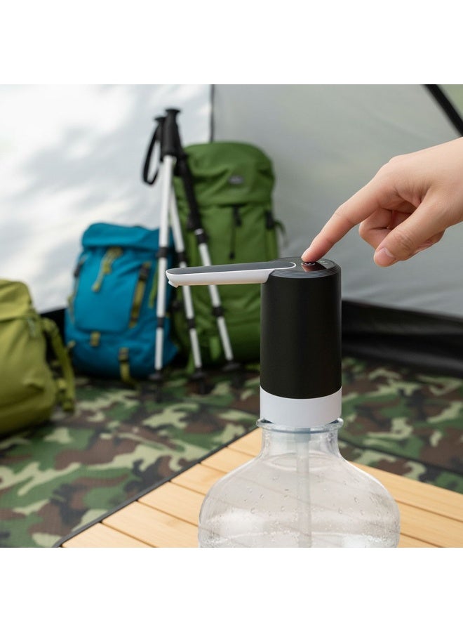 Wireless USB Rechargeable Water Pump Electric Water Dispenser for Large Water Bottles Portable Automatic Drinking Water Pump No Wires Easy One Touch Operation for Home Office Travel Camping - Image 2