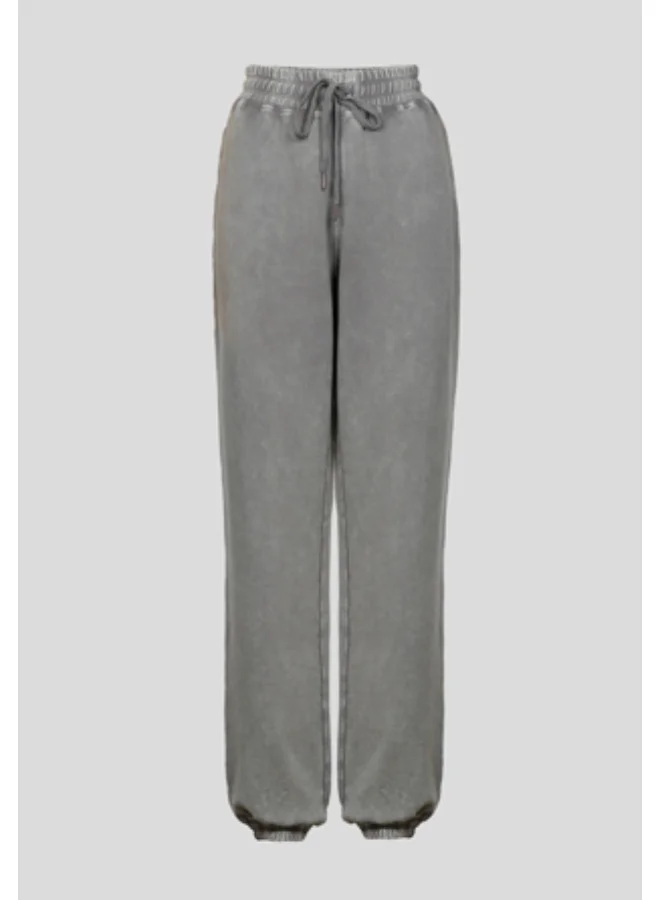 NeceSera Grey Acid Wash Easy Lounge Joggers