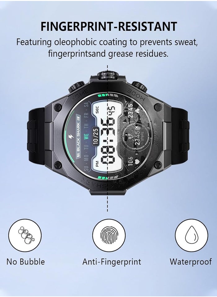BLACK SHARK - S1 Pro Smart Watch for Men with 1.43"AMOLED Screen,15 Days Battery Life, Gaming Health Monitoring,100+ Sports Mode, 24H Health Monitoring, IP68, Black - Image 1