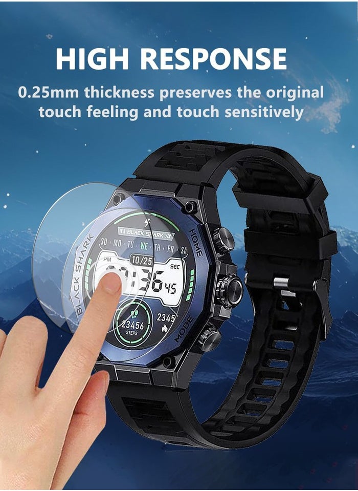 BLACK SHARK - S1 Pro Smart Watch for Men with 1.43"AMOLED Screen,15 Days Battery Life, Gaming Health Monitoring,100+ Sports Mode, 24H Health Monitoring, IP68, Black - Image 1