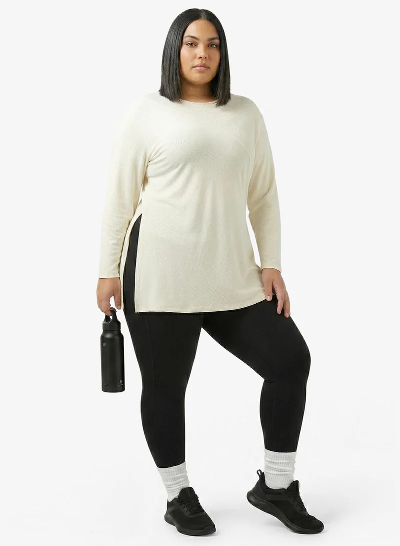 FRWD  FRWD Plus Soft Touch Seamless Assymetric T-shirt for Women | Best Price UAE
