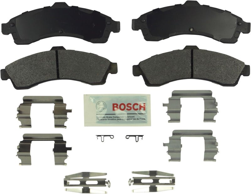 BOSCH BE882H Blue Ceramic Disc Brake Pad Set With Hardware - Compatible With Select Vehicles - Image 1