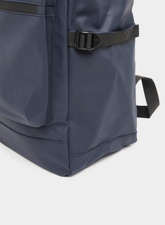 Styli Solid Backpack with Buckle Closure  - Image 5