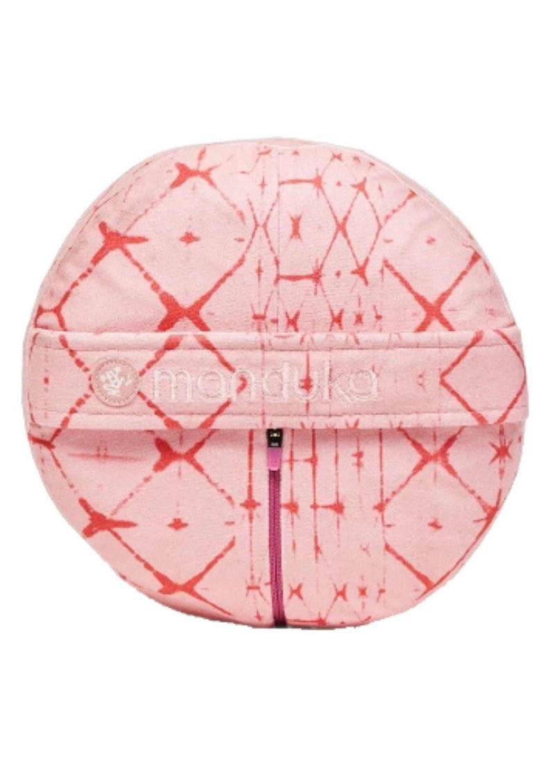 Manduka Enlight Round Bolster Star Dye Coral Standard  - Image 2
