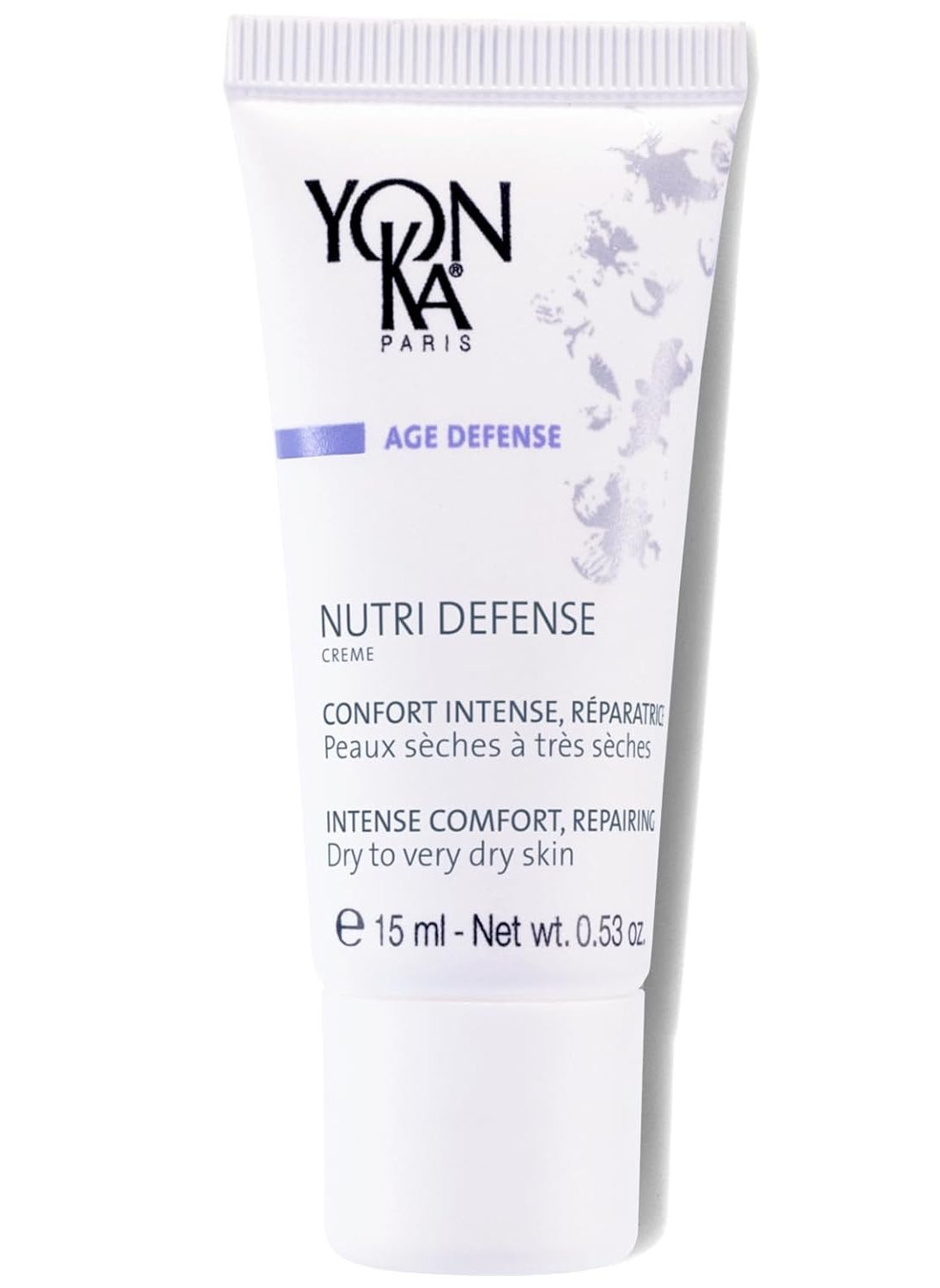Yonka YonKa NutriDefense Creme 15ml Nourishing Dry Skin Facial Moisturizer Rich Shea Butter Treatment Cream with Prebiotics and Probiotics Dry and Sensitive Skin ParabenFree 