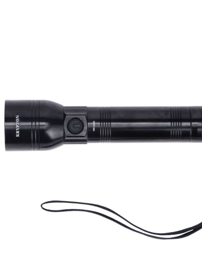 كريبتون مصباح يدوي LED قابل لإعادة الشحن أسود - Image 5