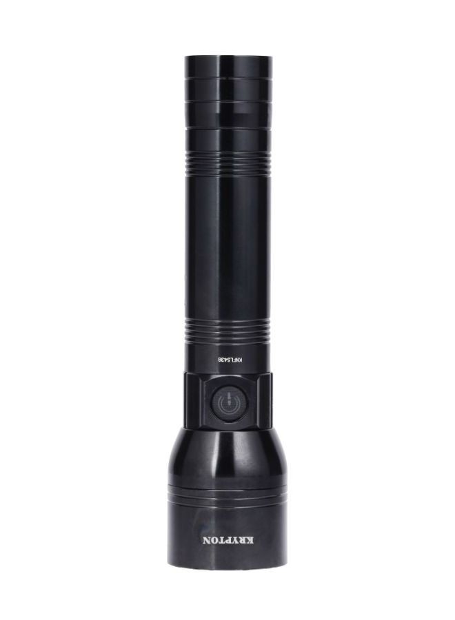 كريبتون مصباح يدوي LED قابل لإعادة الشحن أسود - Image 3
