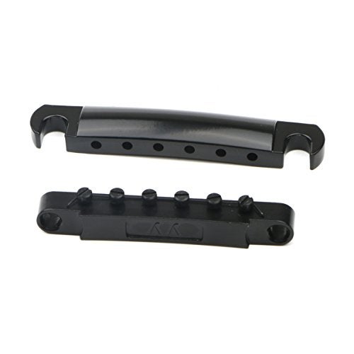 Swhmc Black Tune-O-Matic Bridge Tailpiece Studs For Electric Guitar Replacement Parts - Image 3