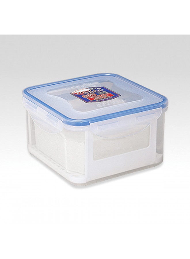 LOCK & LOCK Square Plastic Food Container with Special Tray for Tofu 40.58oz / 5.07cup - Image 3