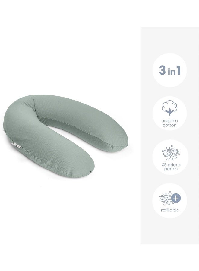 Doomoo Buddy Tetra Jersey Nursing Pillow, Green - Image 4