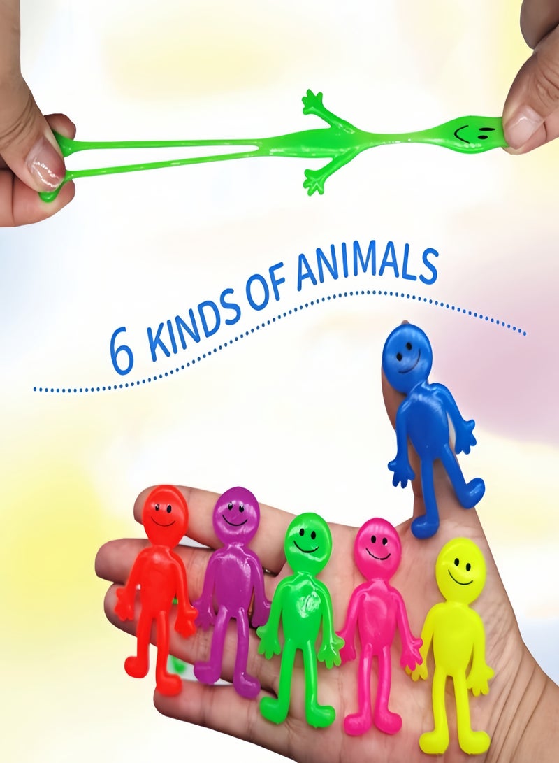 كيفن 36 عبوة رجل قابل للتمدد قابل للانحناء ألوان ممتعة متنوعة، ملمس لزج، قابل للتمدد، ناعم، ملمس مزعج، لعبة لتخفيف التوتر، هدية رائعة للحفلات - Image 3