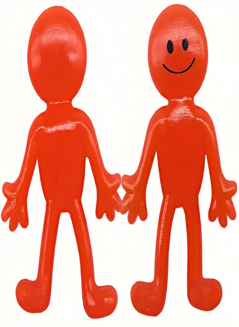 كيفن 36 عبوة رجل قابل للتمدد قابل للانحناء ألوان ممتعة متنوعة، ملمس لزج، قابل للتمدد، ناعم، ملمس مزعج، لعبة لتخفيف التوتر، هدية رائعة للحفلات - Image 5