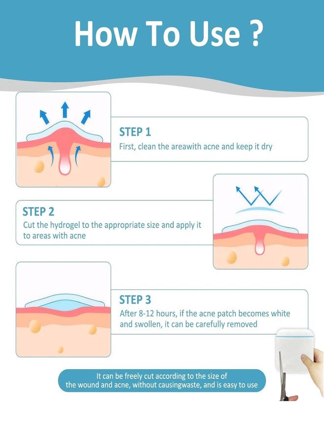 BdelrinQue 6 Pcs Hydrocolloid Bandage, Hydrocolloid Dressing, Hydrocolloid Bandage for Wound Protection, Gentle Protection for Sensitive Skin, Postoperative and Pressure Ulcer Prevention - Image 4
