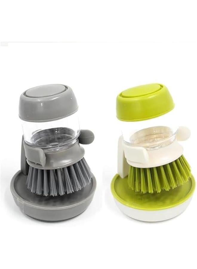 رينكس ساجريي فرشاة اطاق مع موزع صاو، فرشاة خيل لتوزيع الصاو، حامل تخزي للاطاق لتظيف الحوض - Image 1