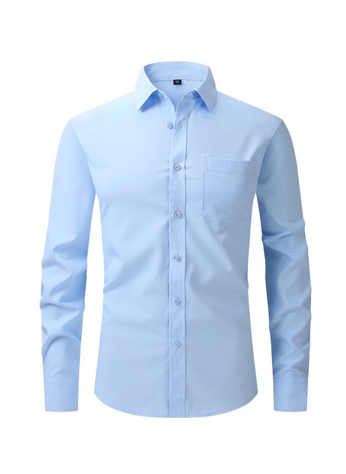 Warrior - Elastic Business Casual Long Sleeved Formal Shirt - Image 1