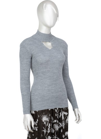 Oppland Women's Half Collar and Stone Long Sleeve Knitted Knitwear Sweater  - Image 4