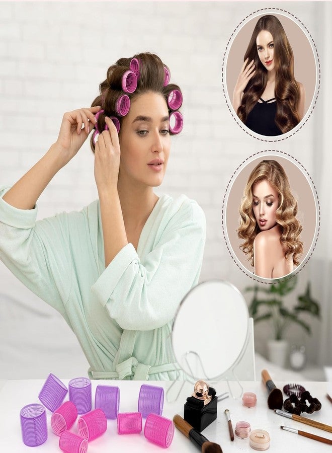 SWEETPEA®2CM Hair Rollers For Hair Curling | Self Grip Holding Rollers | Rollers for Hair - Hair Rollers for Long Medium Short Hair-12Pcs - Image 5