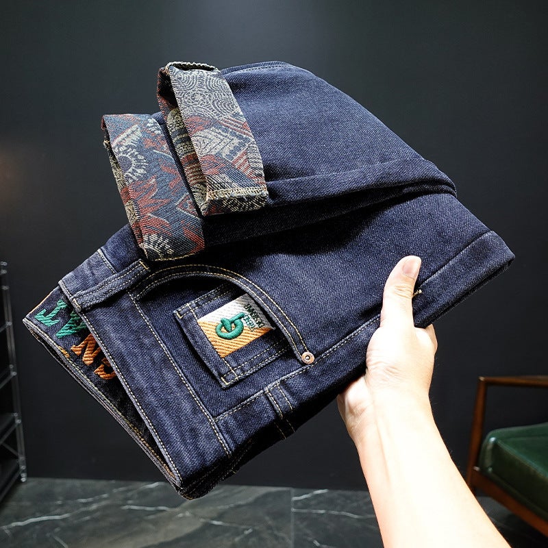 Unisex Classic Denim Jeans Loose Fit Daily Outdoor Wear - Image 1