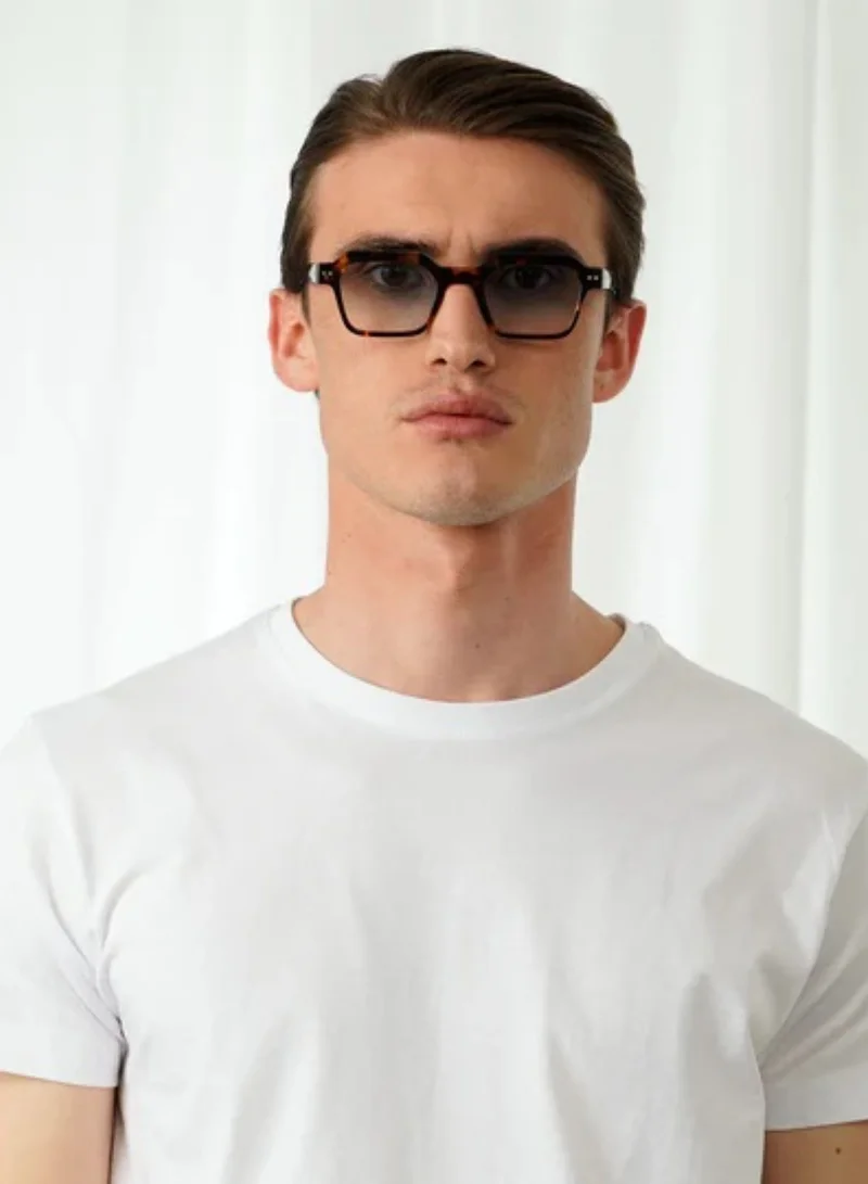 Explicit Poets Explicit Poets Unisex ELLIOT Tortoise - Gradient Blue Stylish Sunglasses, 12EP3
