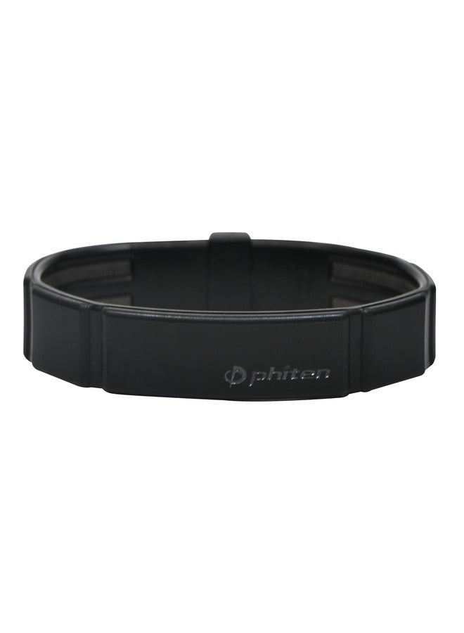 Phiten Metax Modulus Bracelet, Black, 6.7" - Image 1