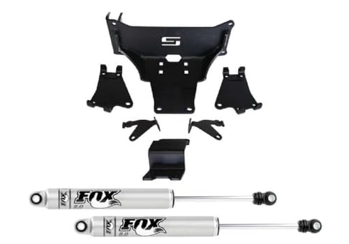 SUPERLIFT RealTruck SUPERLIFT SUSPENSION Dual Steering Stabilizer Kit for Ford F-250/F-350 | Fox 2.0 Series Cylinders | 92743 | Fits 2005-2022 Ford F-250 / F-350 with No Lift to Any Lift Height - Image 1