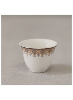 DANUBE HOME Sahara 6 Piece New Bone China Cawa Cup Set 80Ml Serve 6 23X11X6.9 Cm Gold  - Image 3