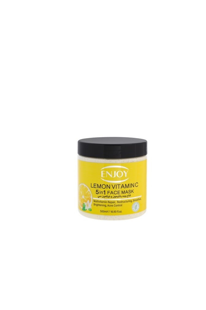 ENJOY LEMON VITAMIN C 5 IN 1 FACE MASK 500ML