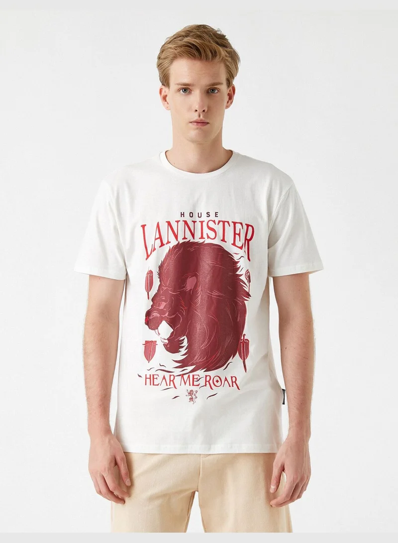 KOTON Game of Thrones T-Shirt Licenced Printed