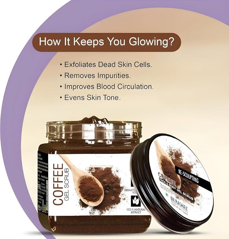 Generic VGSE Coffee Gel for men and women 380mlReSculpting BrighteningNatural ExtractHypoallergenic380 ml  - Image 3
