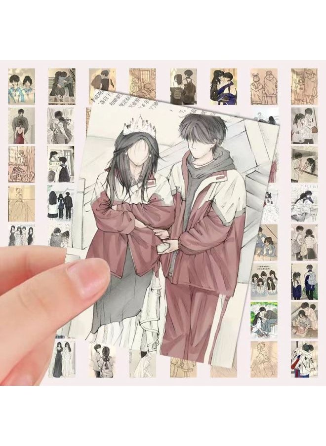 [Commemoration Of Youth] Campus Diary Painting Sticker Ins Wind Explosions Creative Personality Hand Account Notebook Sticker-Color:Grab Products - Student Special Price [48 Photos] Non-repeating Qt-90 Benefits - Limited To 3 Days Special Price - Youth Campus Stickers [plus 1 Storage Box]  - Image 3