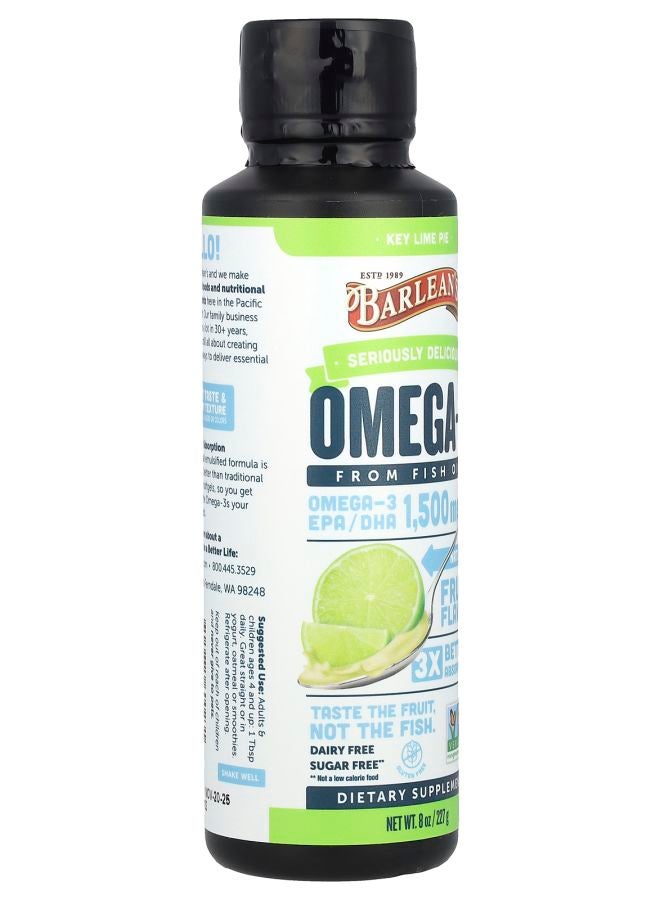 BARLEAN'S Omega-3 From Fish Oil Key Lime Pie 8 oz (227 g) - Image 2