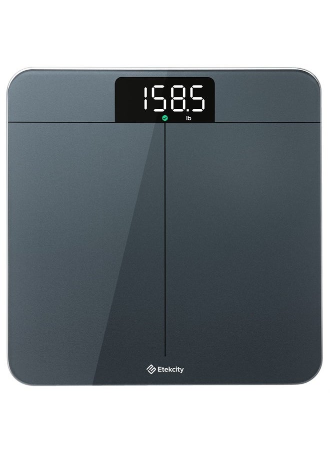 ETEKCITY - Scale for Body Weight, Digital Bathroom Scales for People, Most Accurate to 0.05lb, Bright LED Display & Large Clear Numbers, Upgraded Quality for the Elderly Safe Home Use, 400 lbs - Image 1