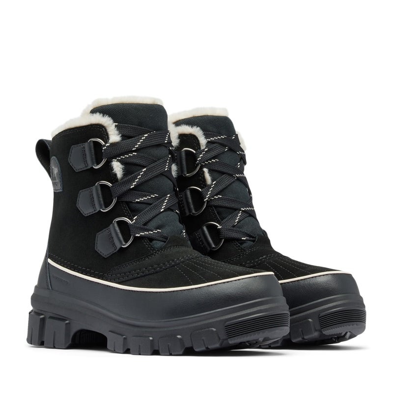 SOREL Women's Tivoli V Waterproof Boot - Black, Fawn - 11 - Image 3