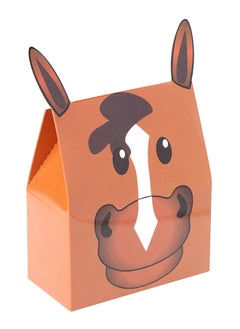 Restaurantware Restaurantware-4 x 2 x 5 Inch Farm Animal Party Bags, 100 Pony Barnyard Party Favor Bags - Tab-Lock Closure, Shipped Flat, Paper Farm Animal Candy Bags, For Farm-Themed Parties Or Birthdays,  - Image 1