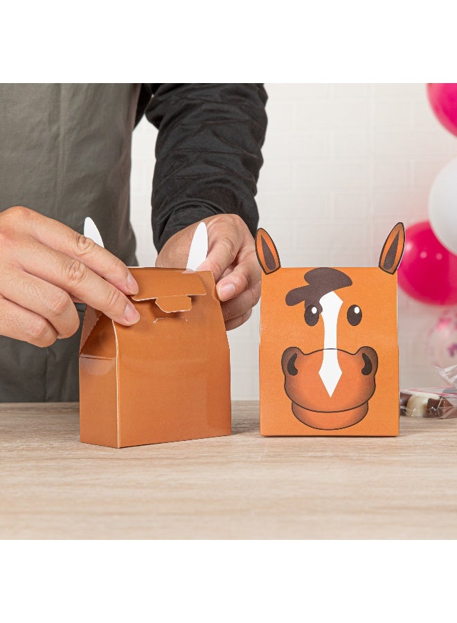 Restaurantware 4 x 2 x 5 Inch Farm Animal Party Bags, 100 Pony Barnyard Party Favor Bags - Tab-Lock Closure, Shipped Flat, Paper Farm Animal Candy Bags, For Farm-Themed Parties Or Birthdays, - Image 5
