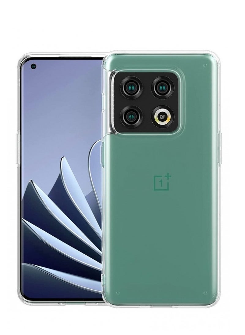 ELTRAZONE Eltrazone Clear Case for Oneplus 10 Pro Case Shockproof [Hard PC Back+Soft TPU Bumper] [Reinforced Corner] [Anti-Yellowing] Support Wireless Charging Protective Phone Case Cover for OnePlus 10 Pro
