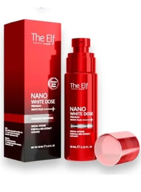The Elf Nano White Dose White Plus 60ml Glutathione Vitamin C Skin Whitening  Glowing Serum for Face and Body Dark Spot Remover Brightening Booster Anti  Pigmentation Thailand Made | Best Price UAE |